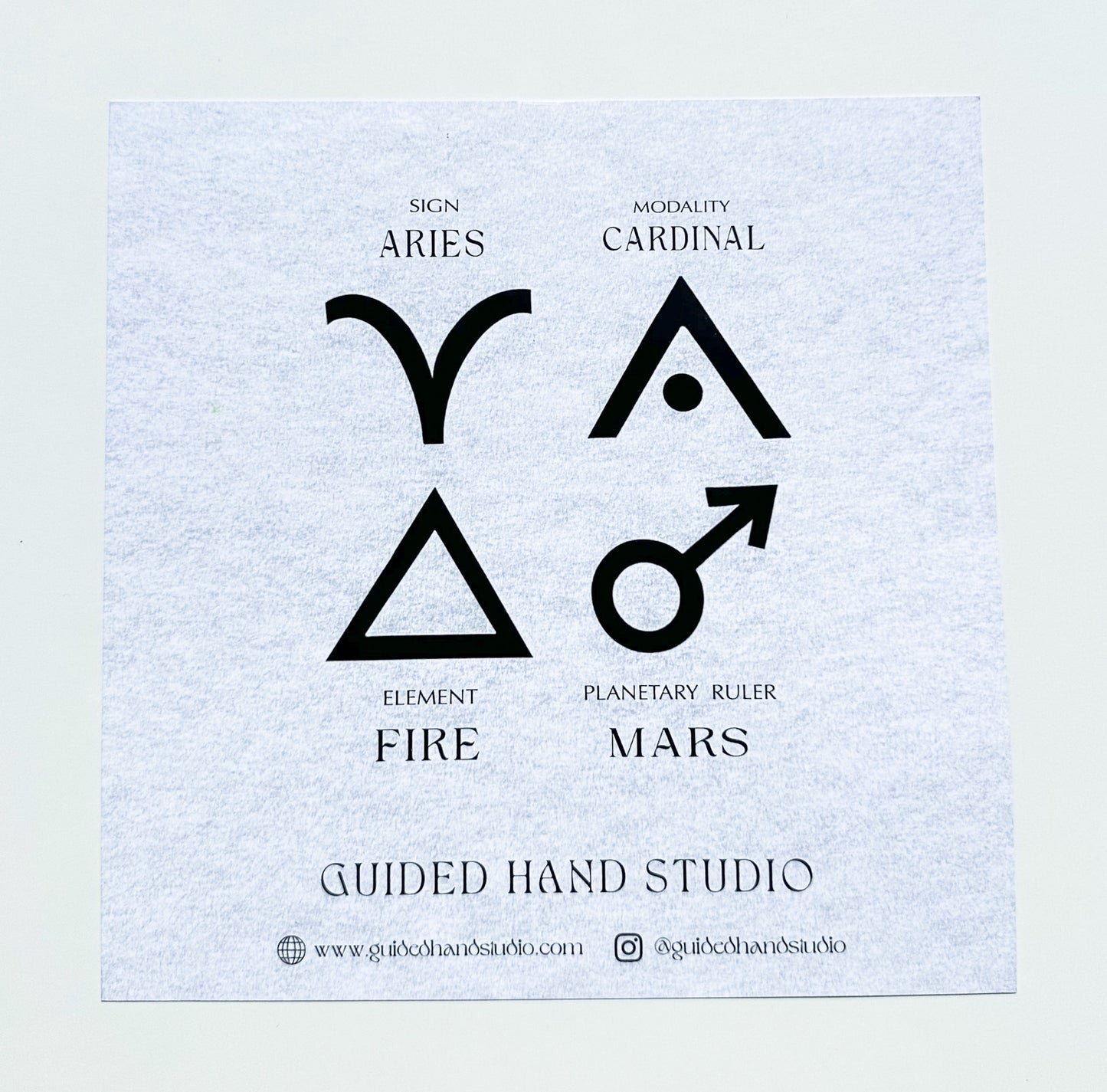 Zodiac Print- Aries
