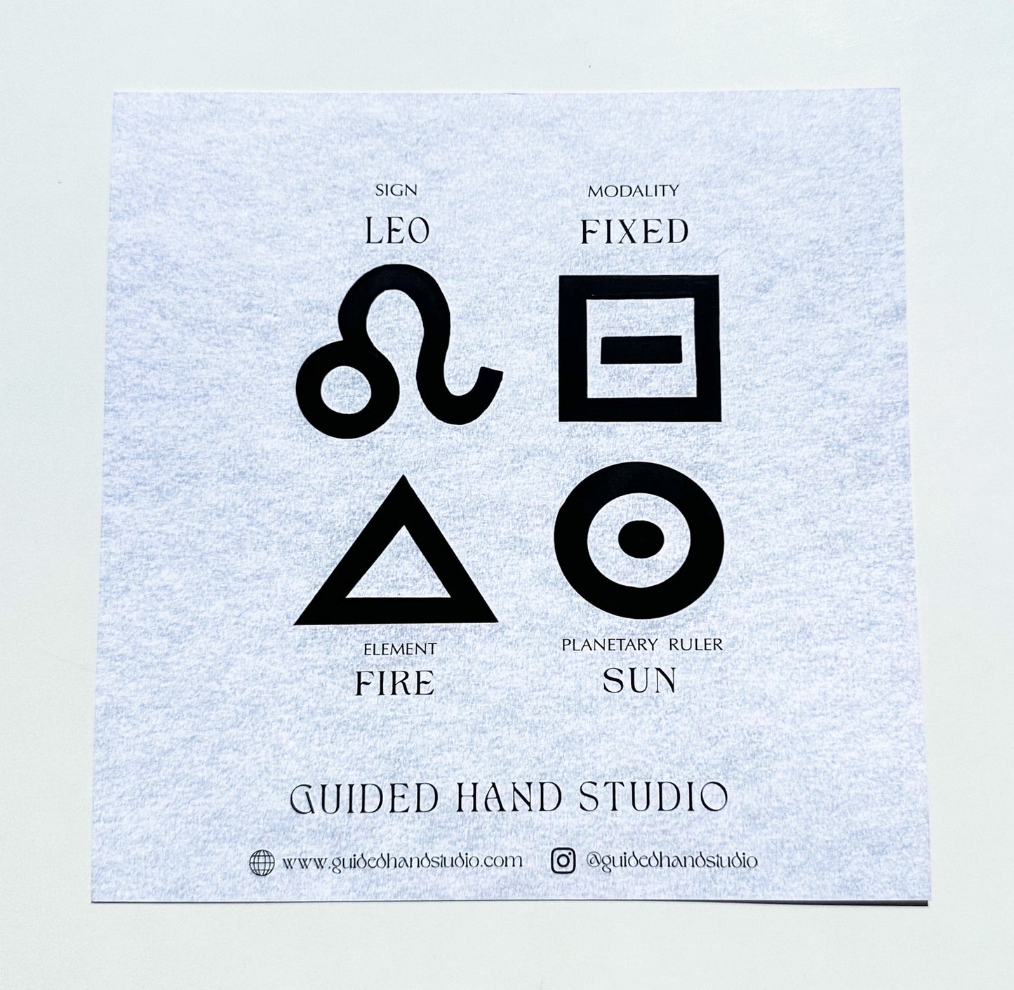 Zodiac Print- Leo