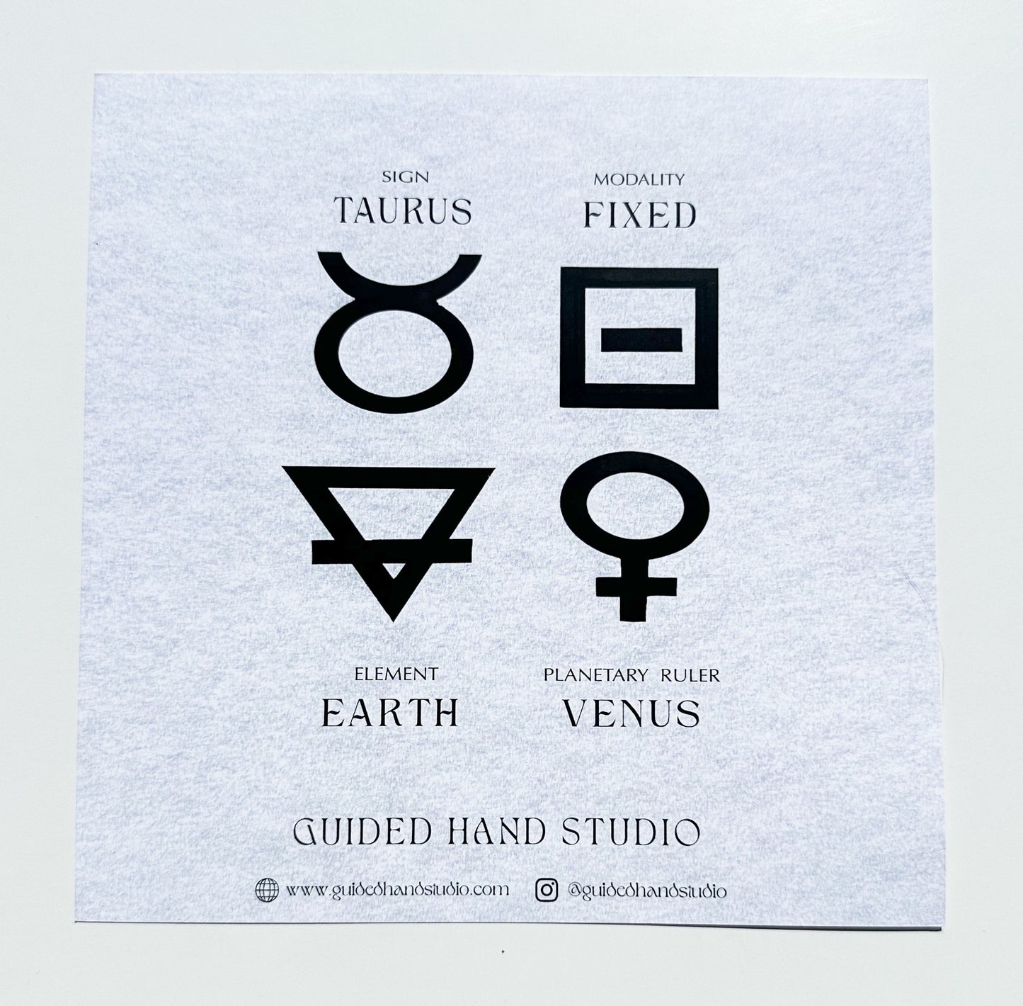 Zodiac Print- Taurus