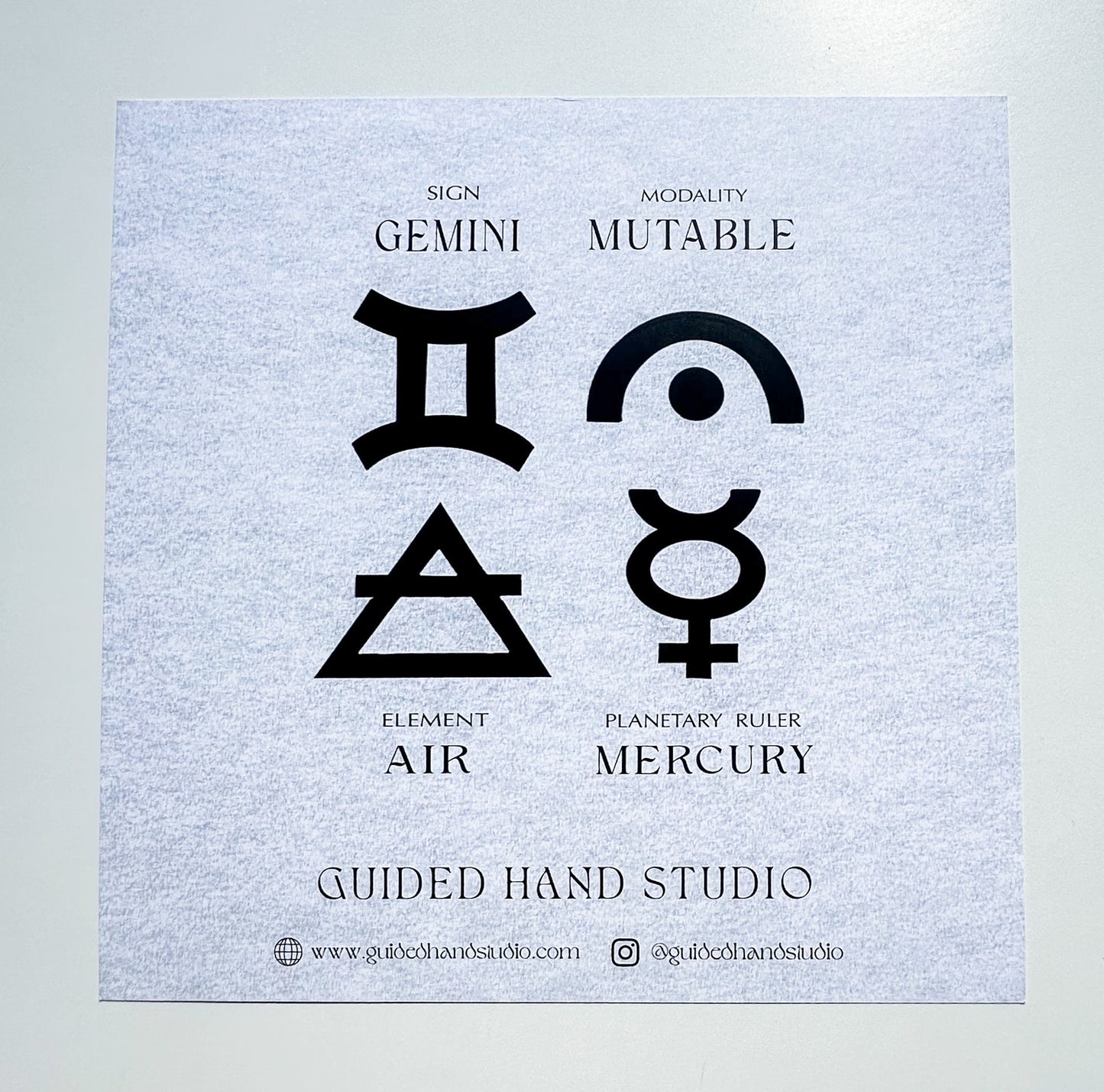 Zodiac Print- Gemini