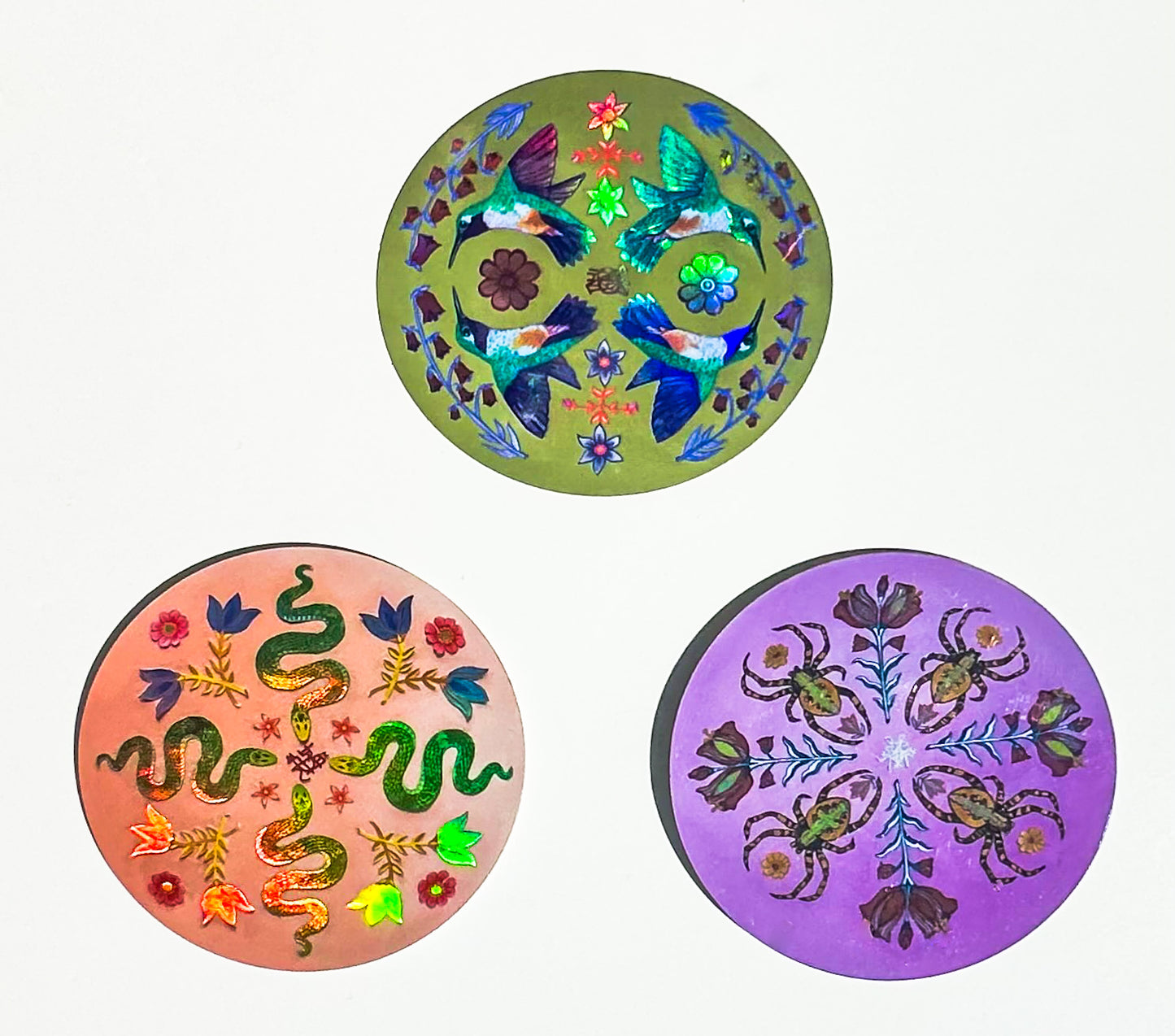 Holographic Joy Sigil Sticker