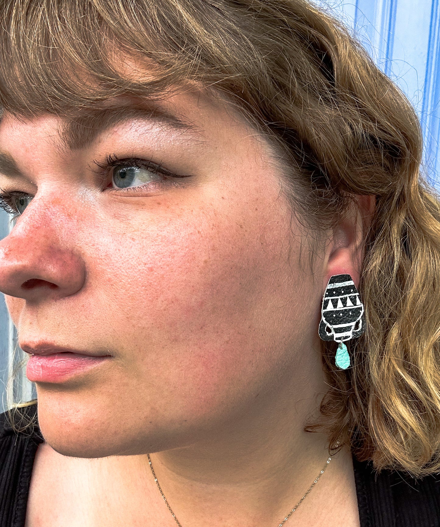 SALE- Water Vase Stud Earrings