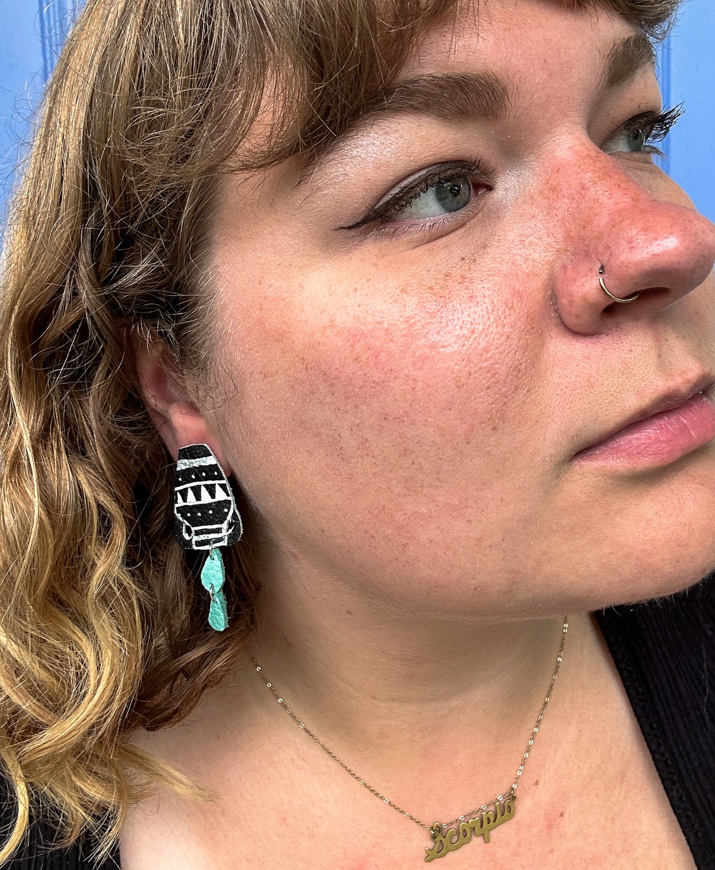 SALE- Water Vase Stud Earrings