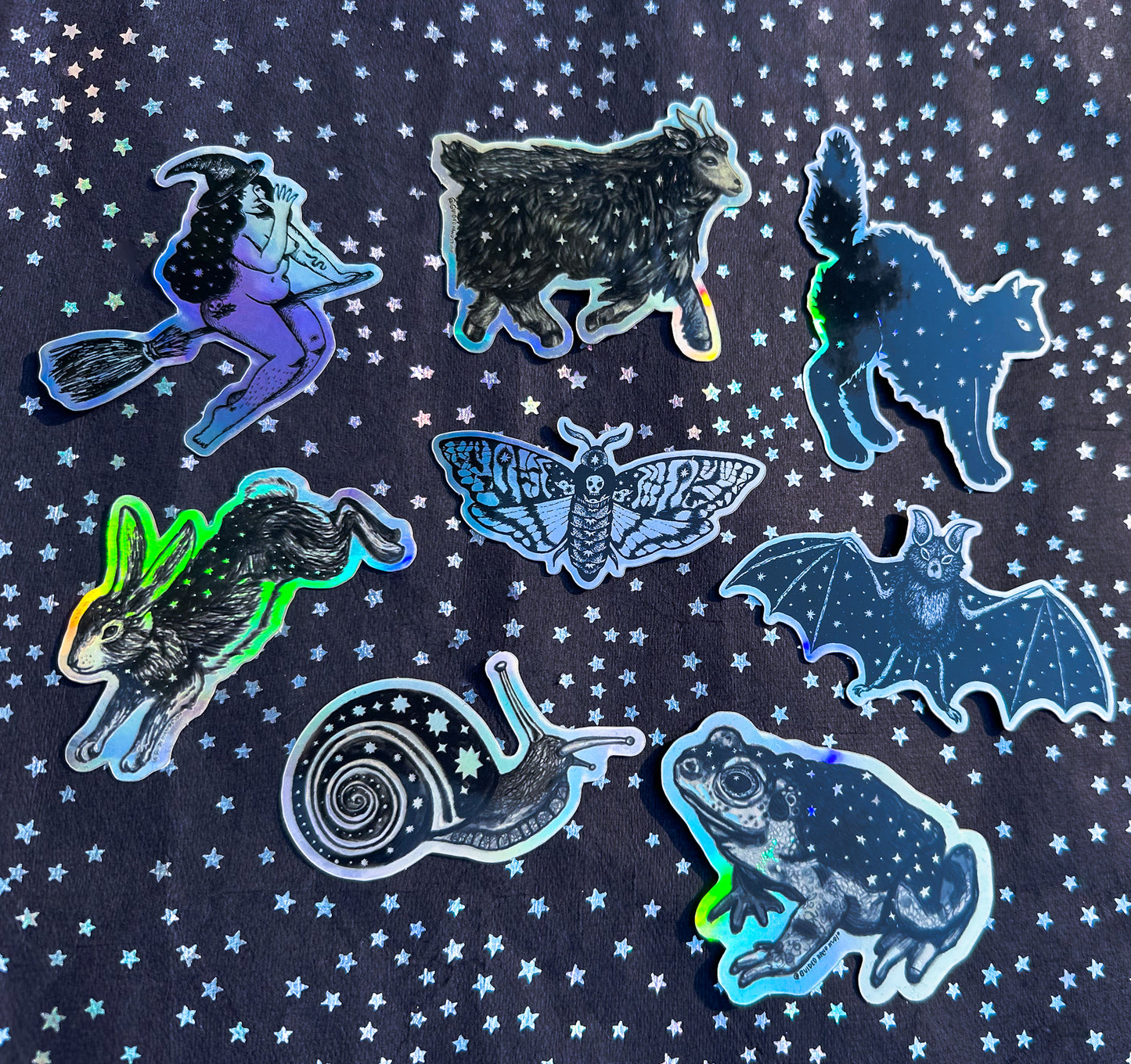 Holographic Hare Sticker