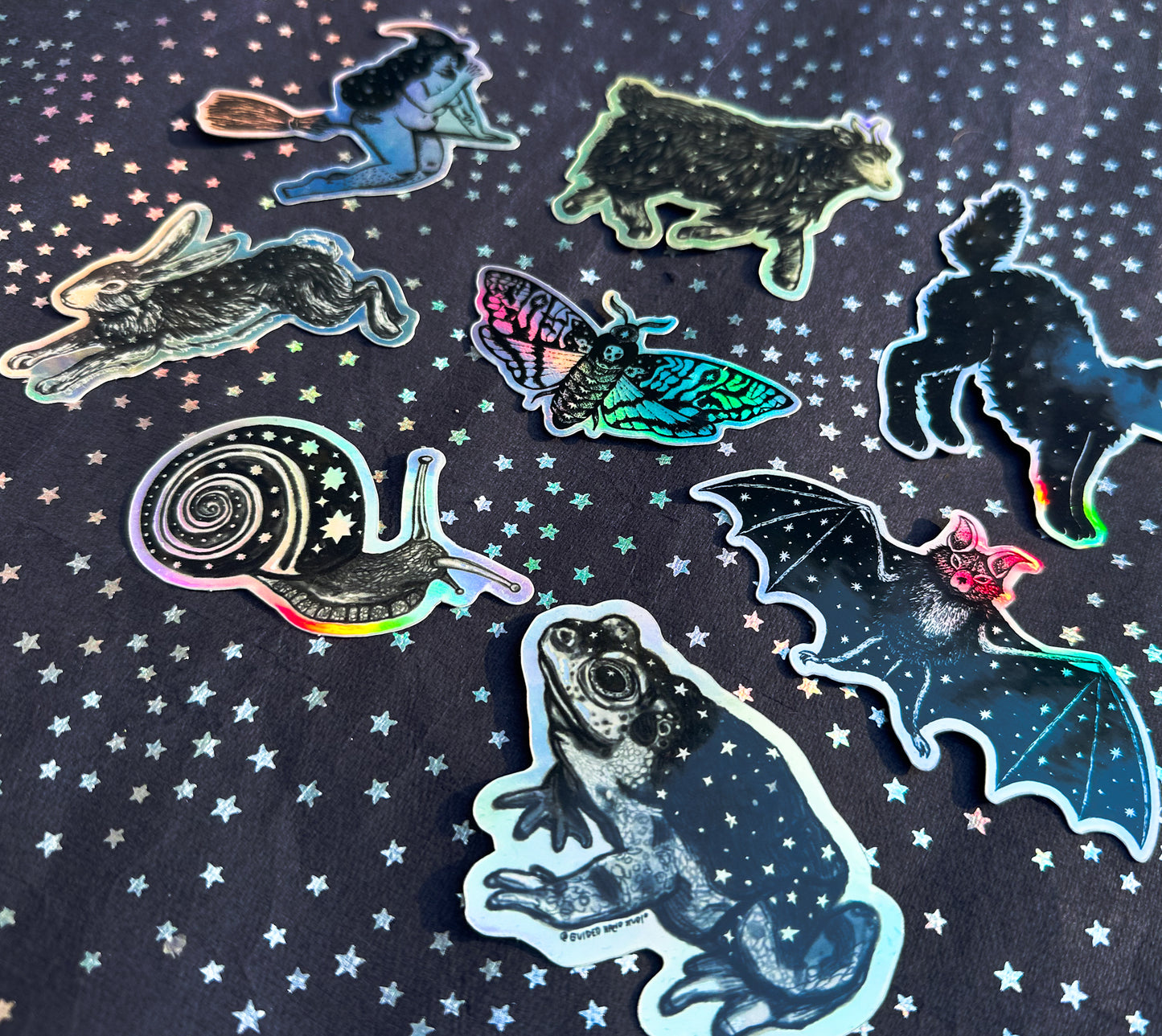 Holographic Snail Sticker