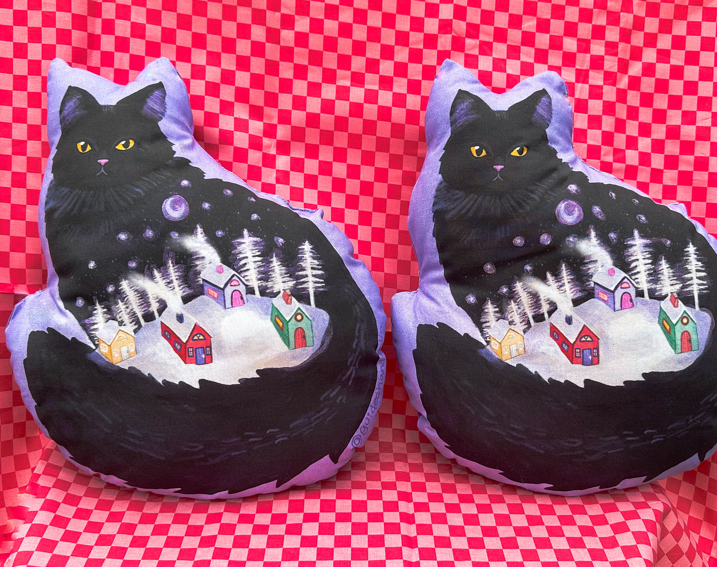 Yule Cat Pillow