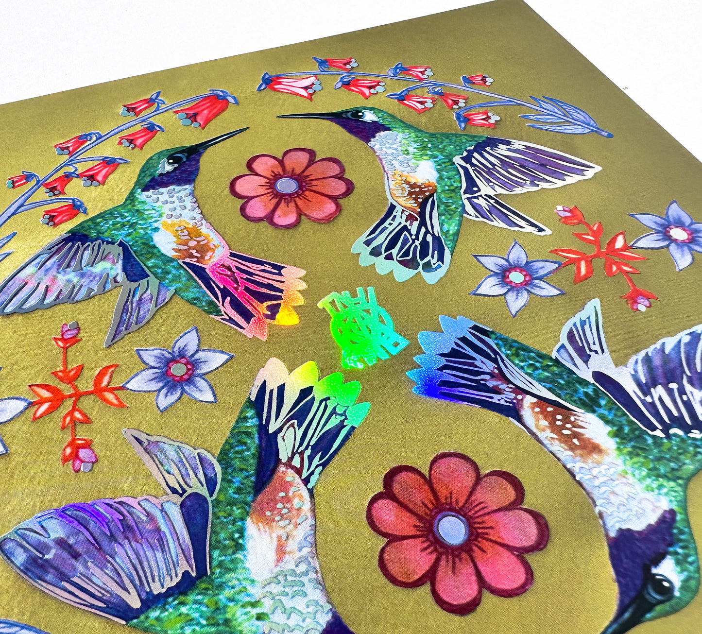 Holographic Foil Sigil print (Joy)