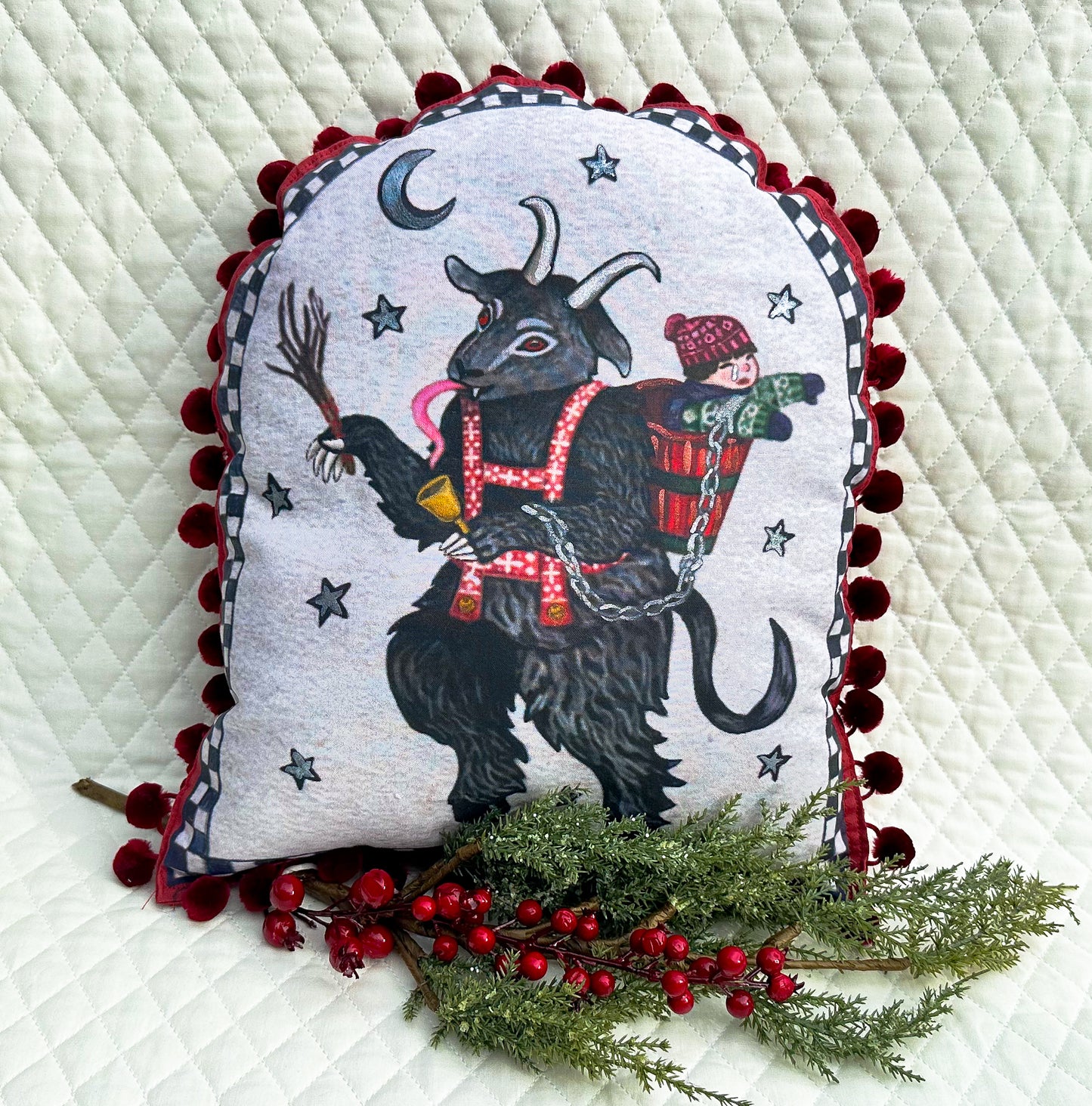 Krampus Pillow