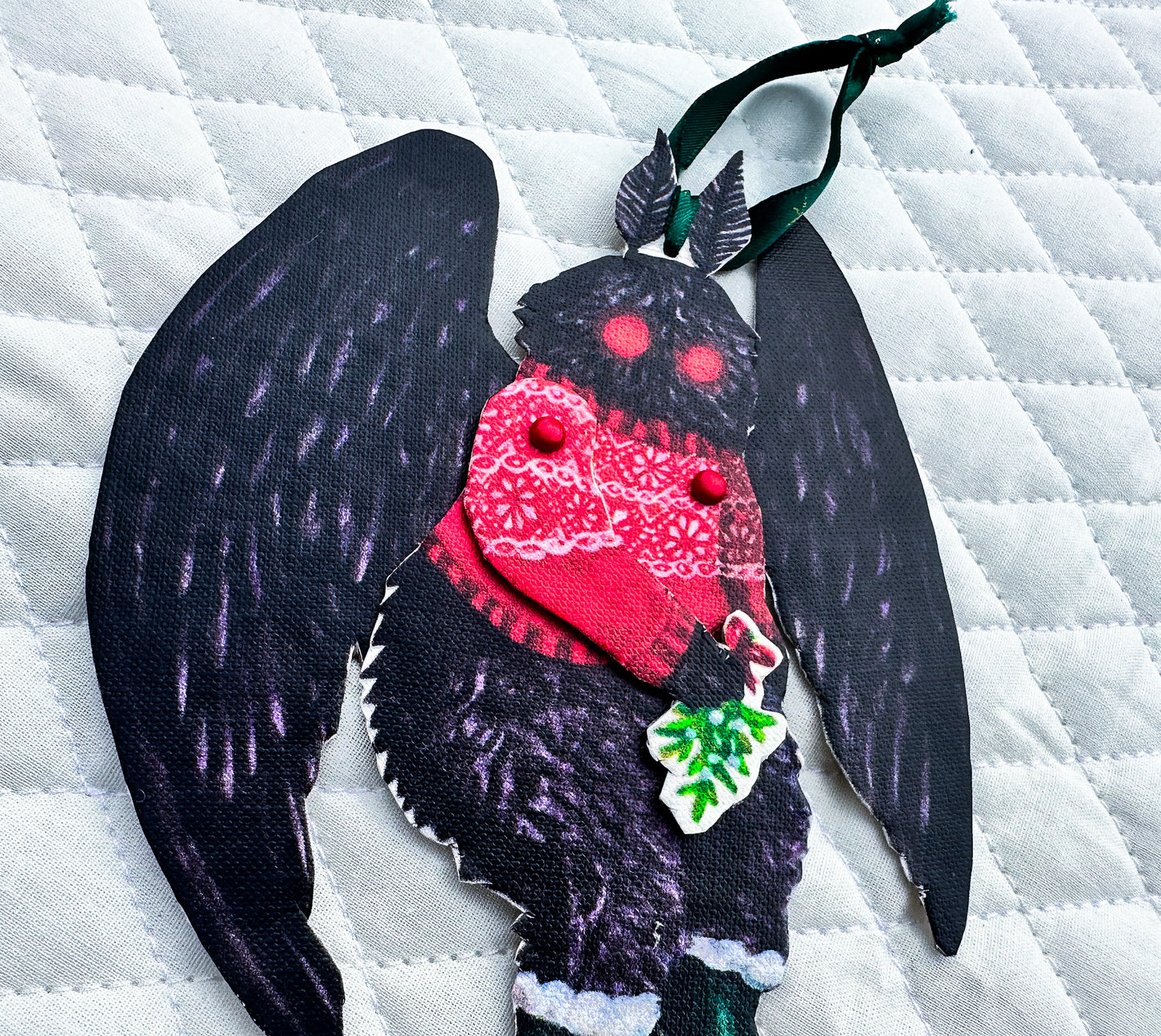 Christmas Cryptids Ornament- Mothman