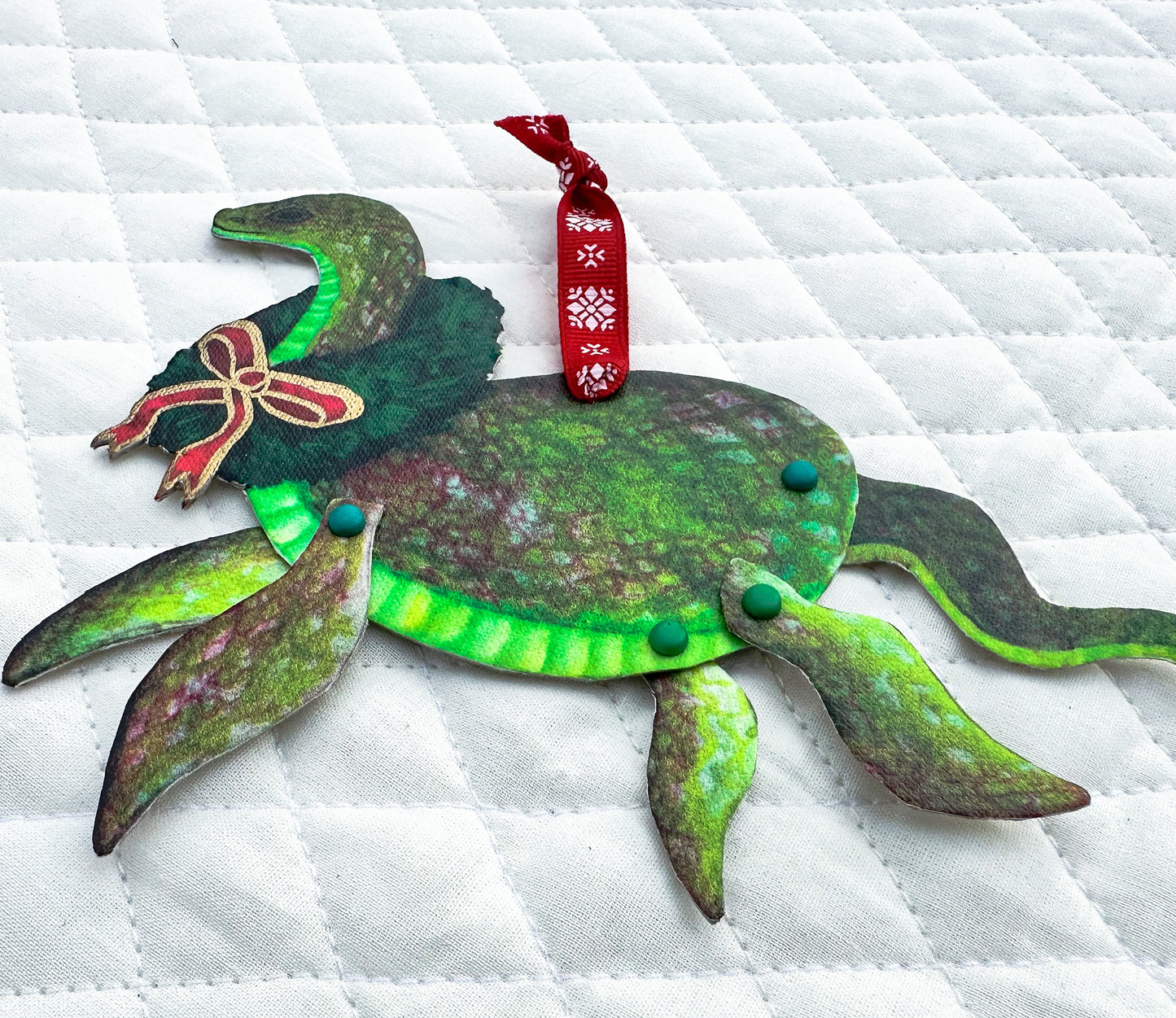 Christmas Cryptids Ornament- Nessie