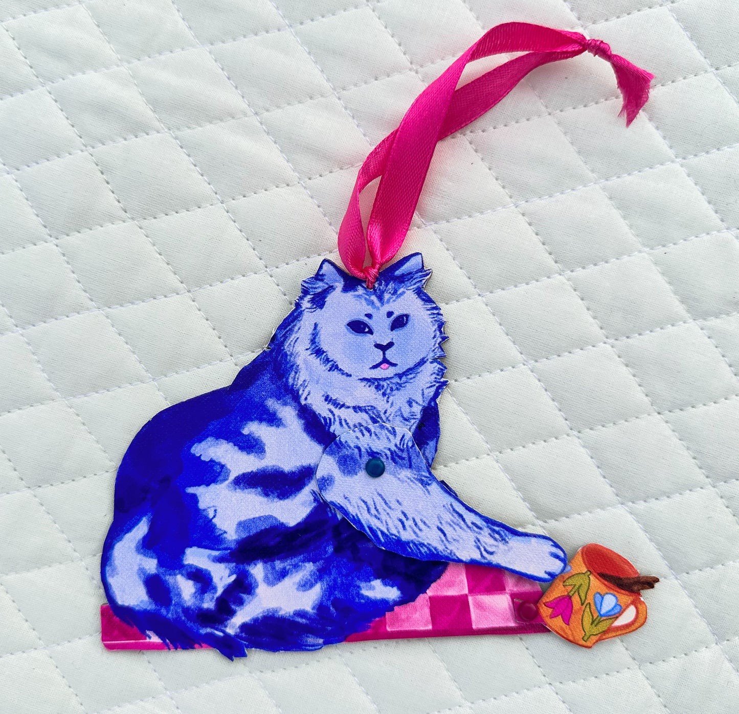 Bad Cat Ornaments- Coffee