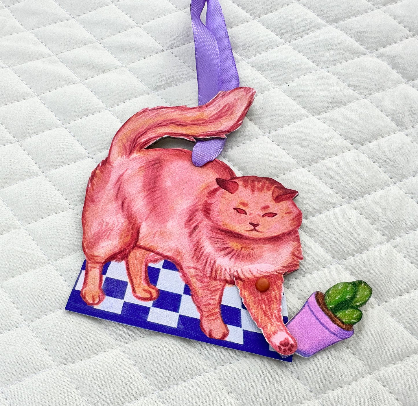 Bad Cat Ornaments- Cactus