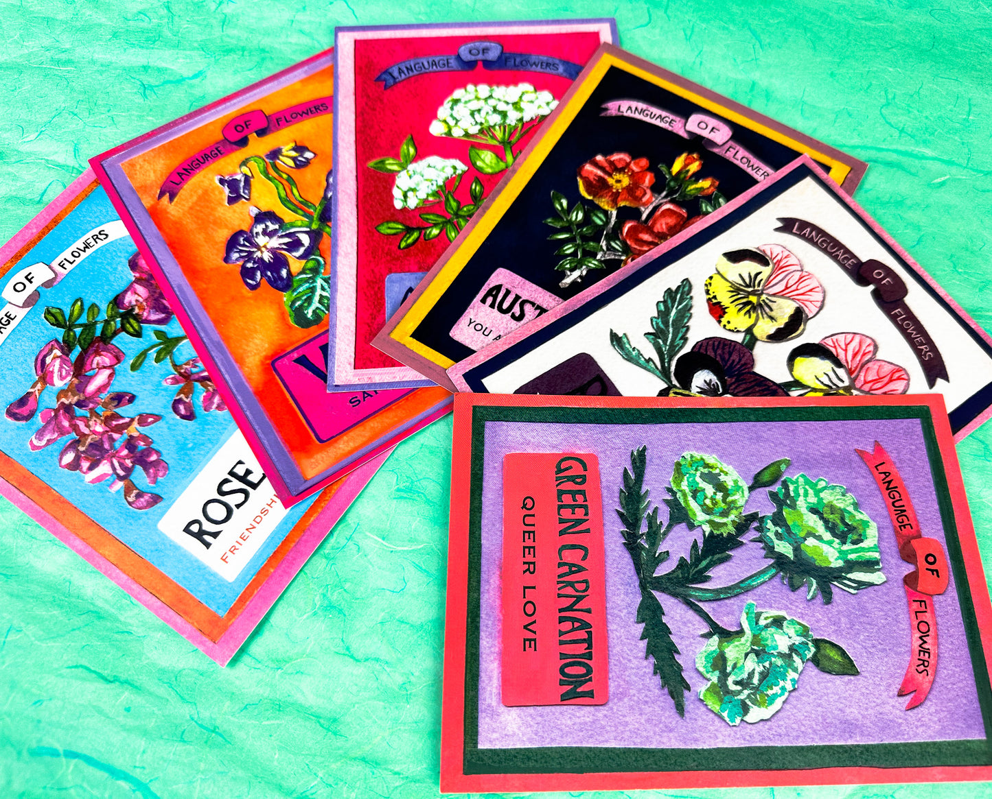 Victorian Flower Language Valentines