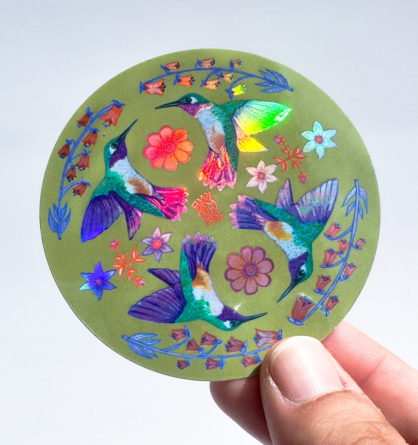 Holographic Joy Sigil Sticker