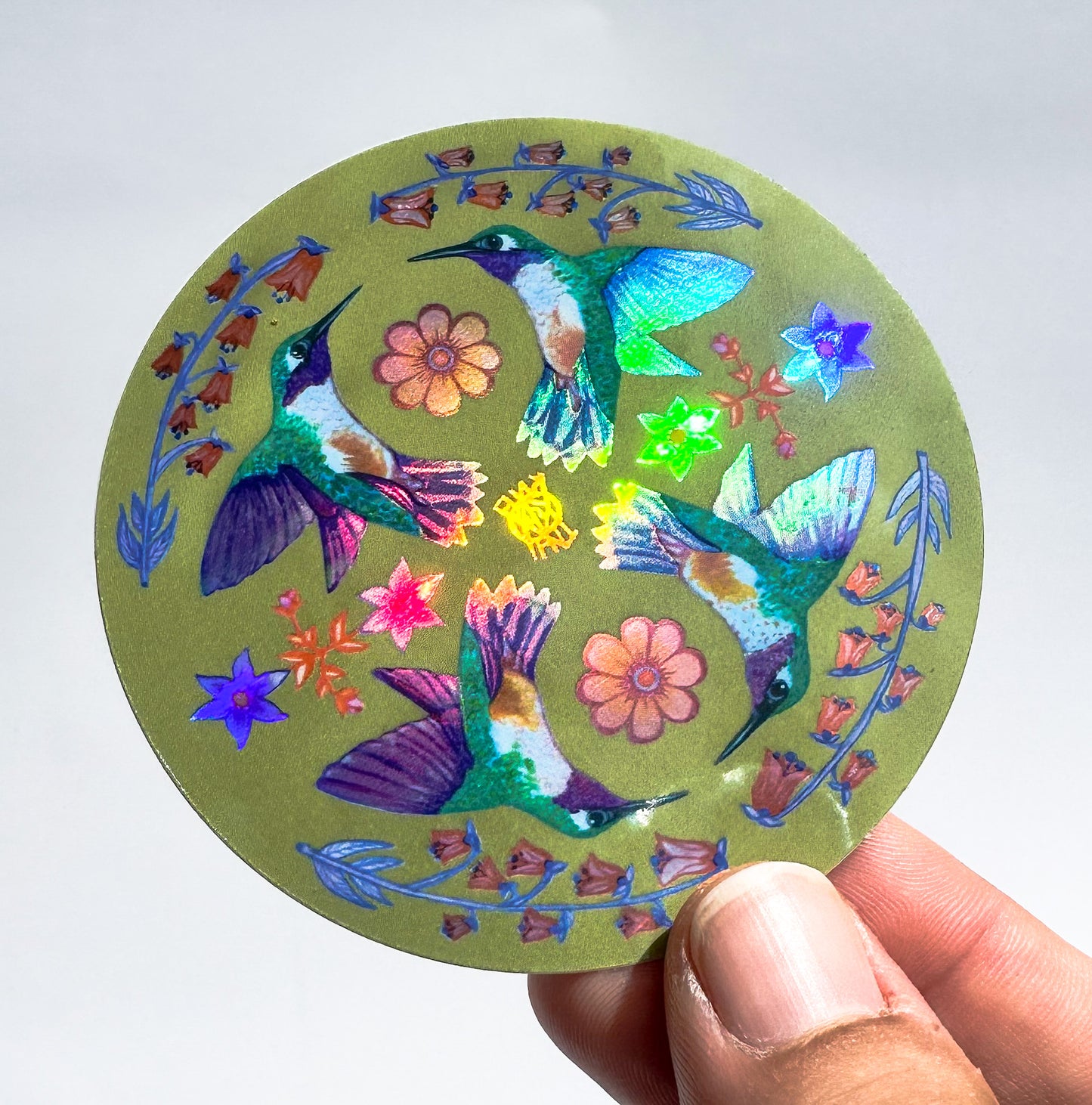 Holographic Joy Sigil Sticker