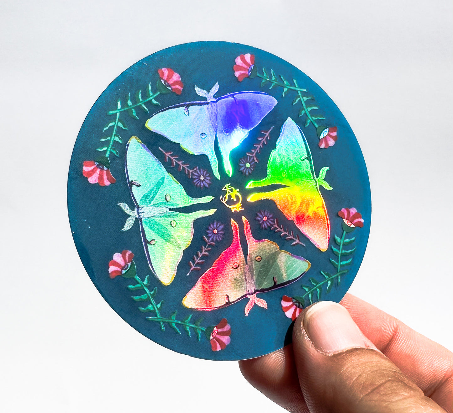 Holographic Transformation Sigil Sticker