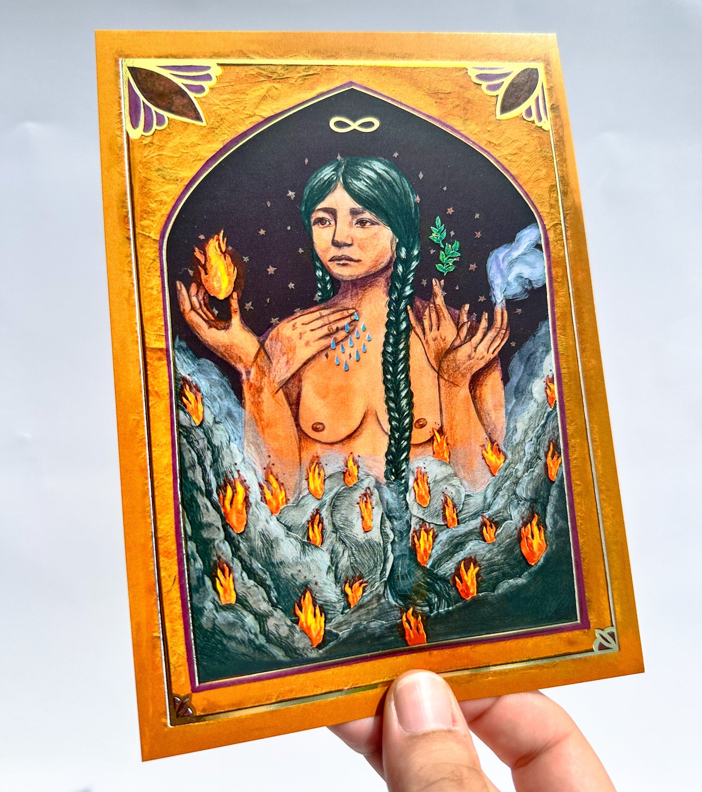 The Magician mini print