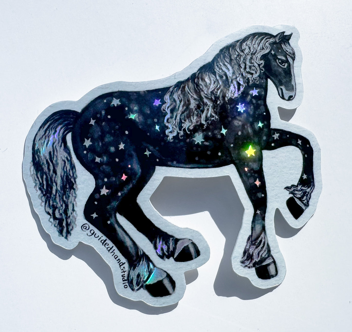 Holographic Horse Sticker