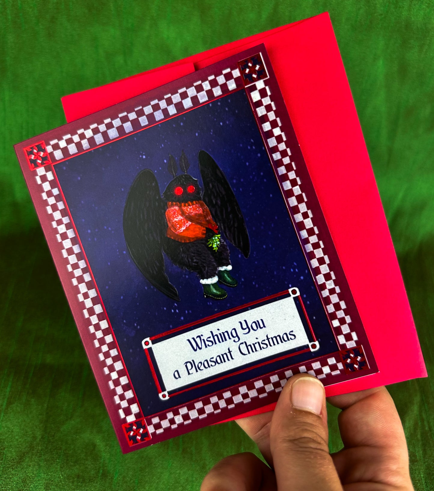 NEW Red Foil Mothman Card