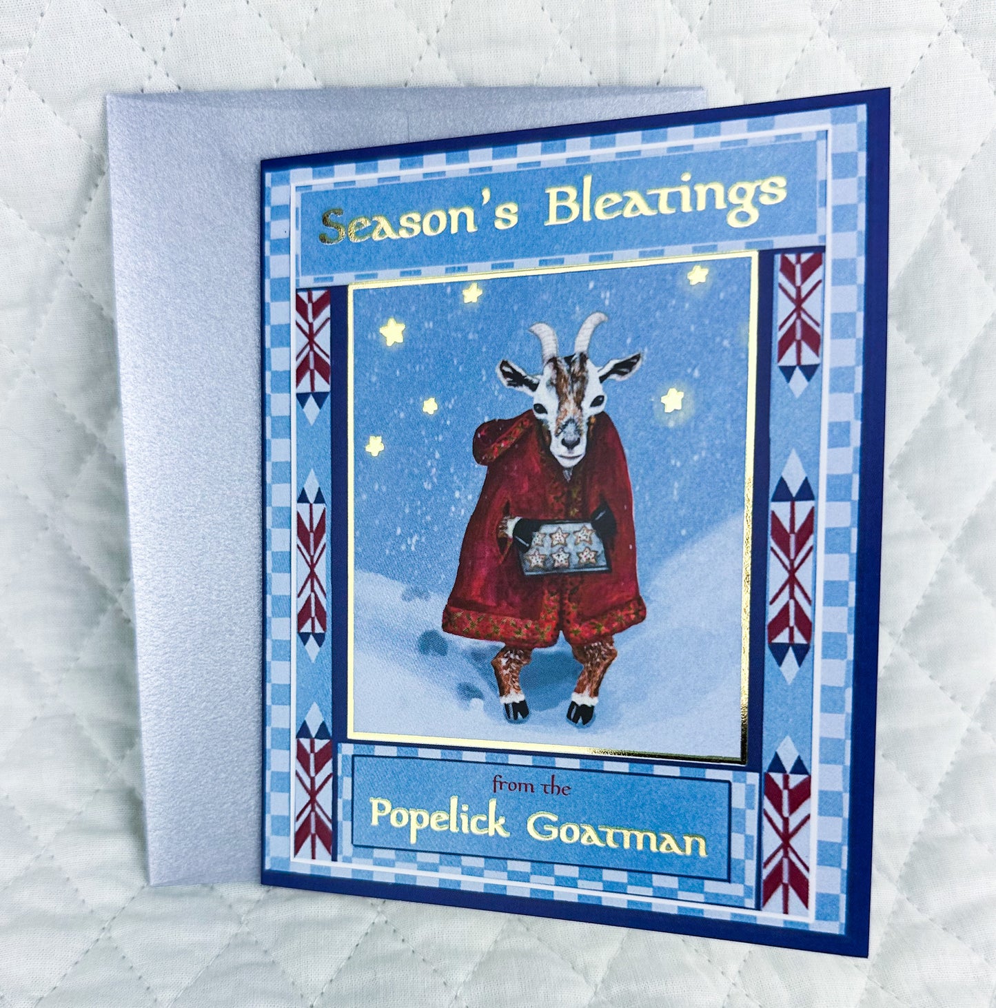 NEW Gold Foil Goatman Cards