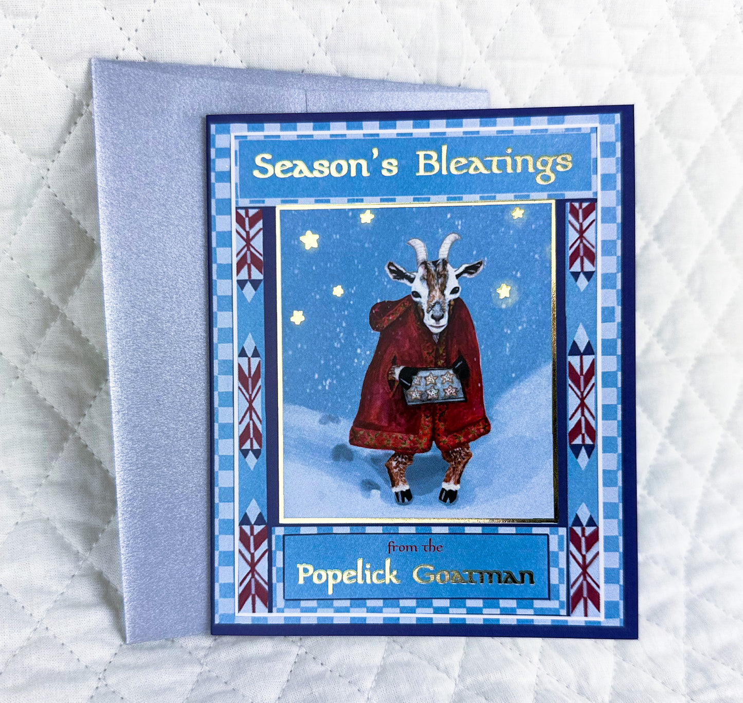 NEW Gold Foil Goatman Cards