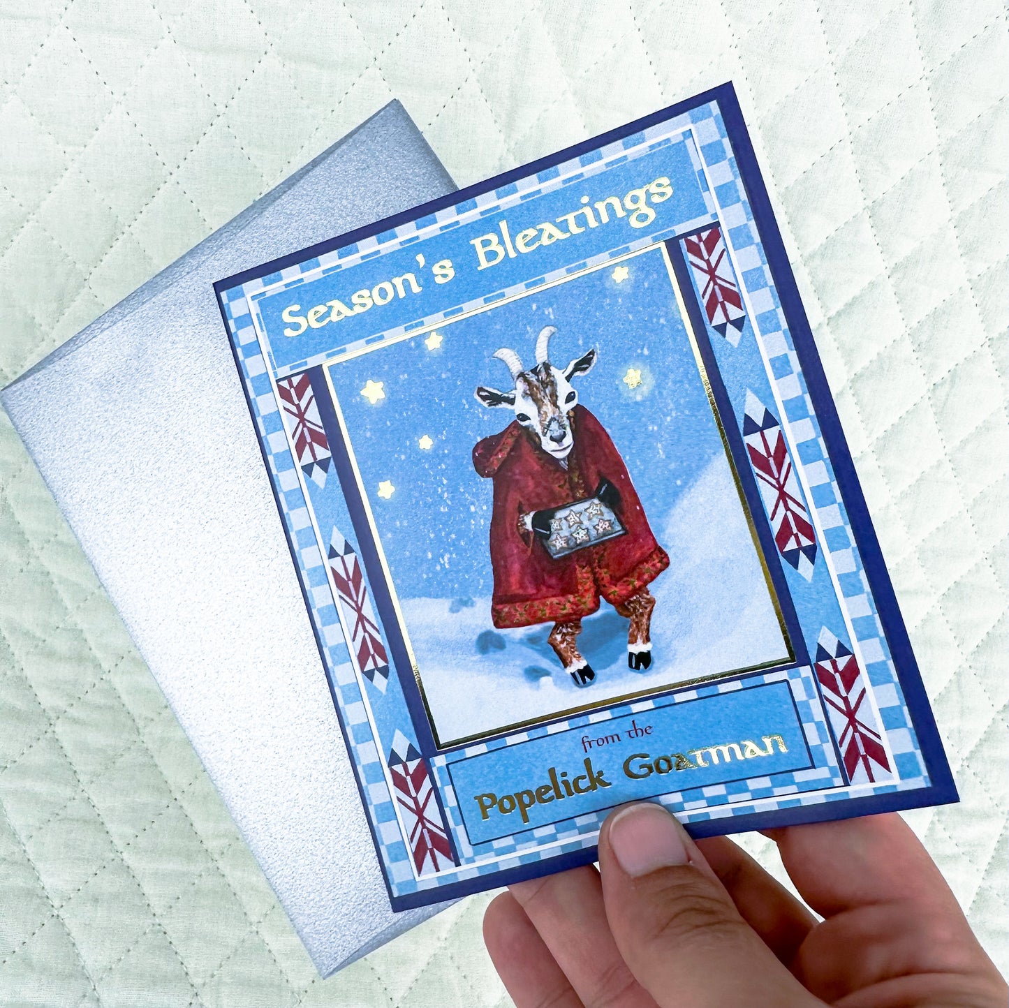 NEW Gold Foil Goatman Cards