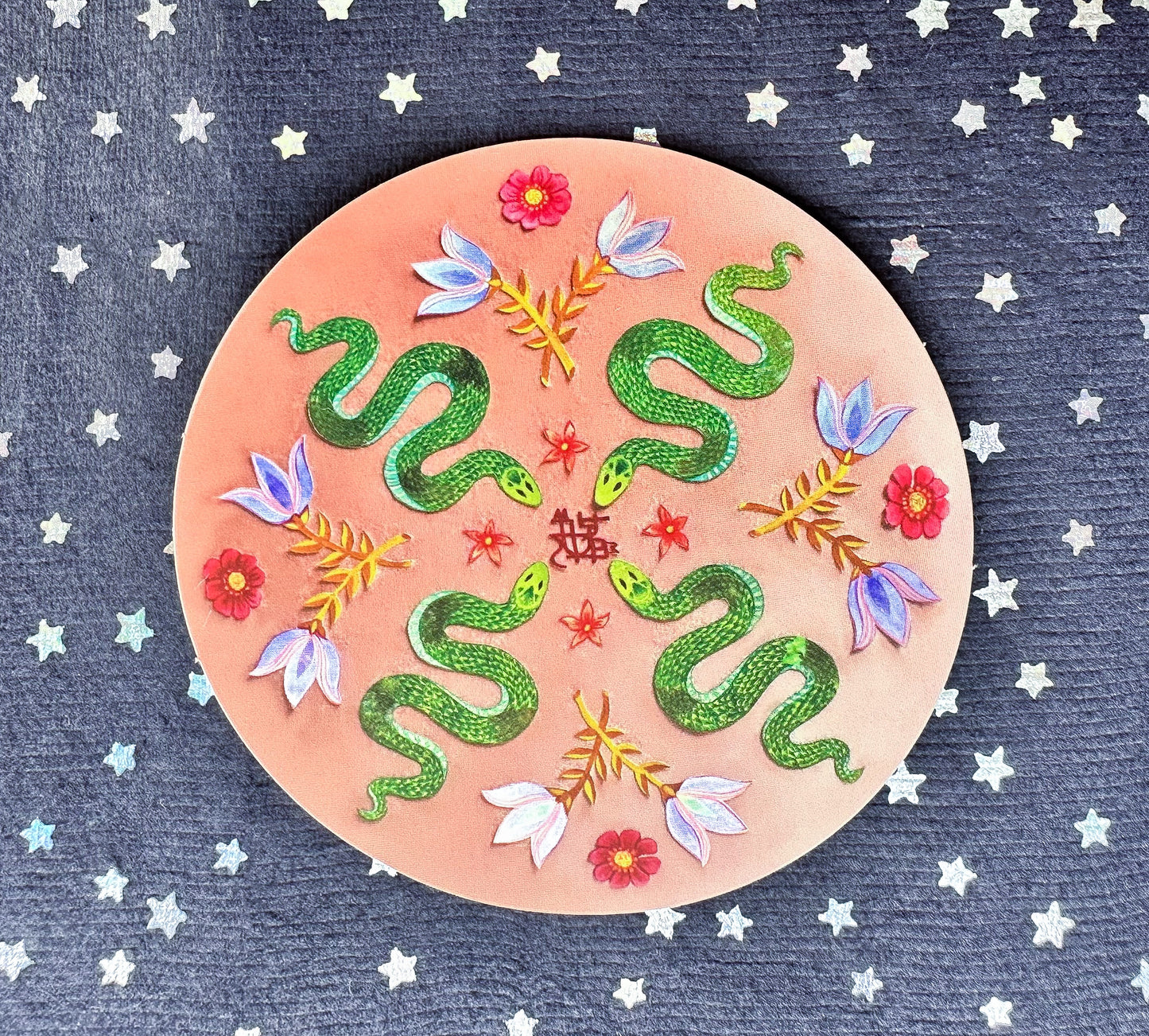 Holographic Pleasure Sigil Sticker