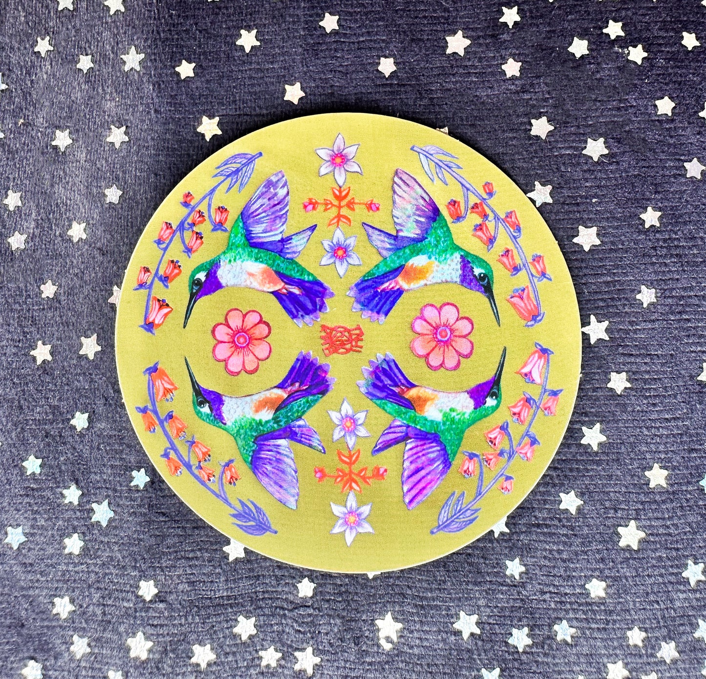 Holographic Joy Sigil Sticker
