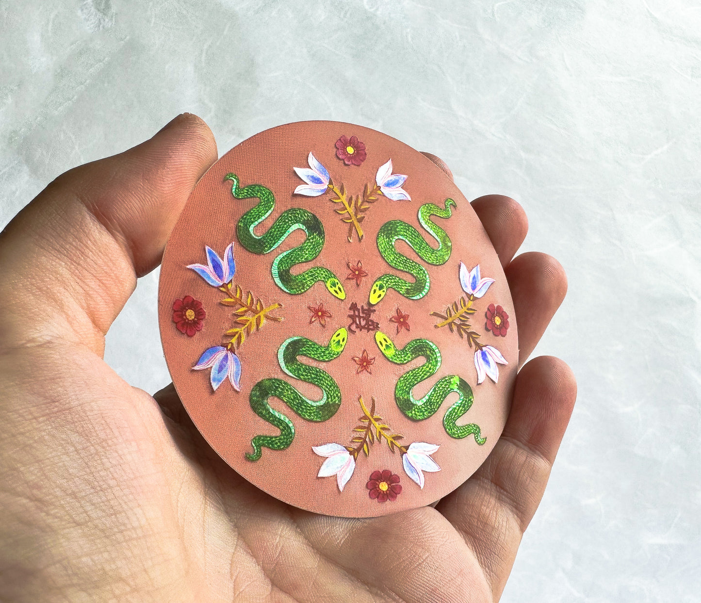 Holographic Pleasure Sigil Sticker