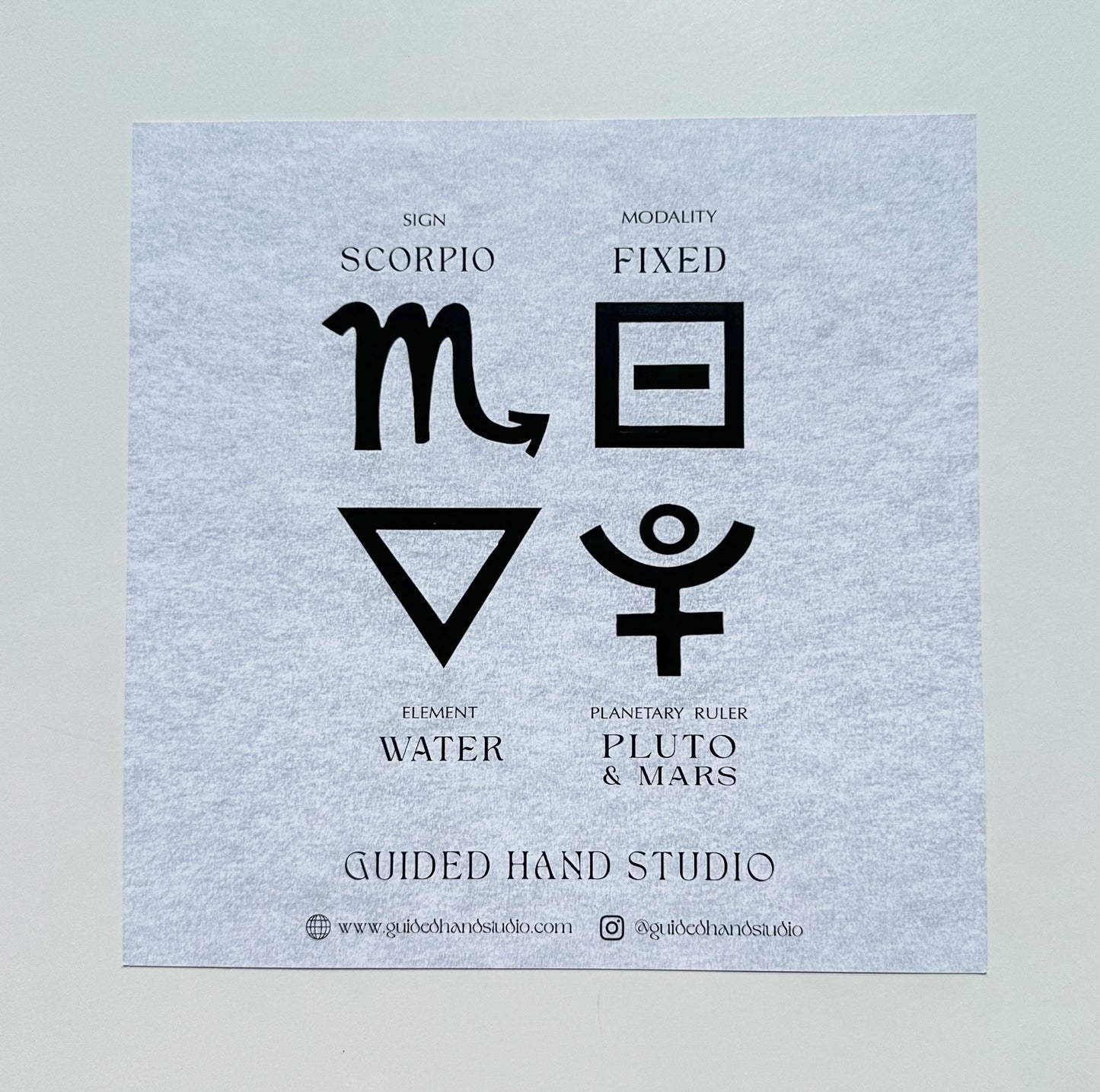 Zodiac Print- Scorpio