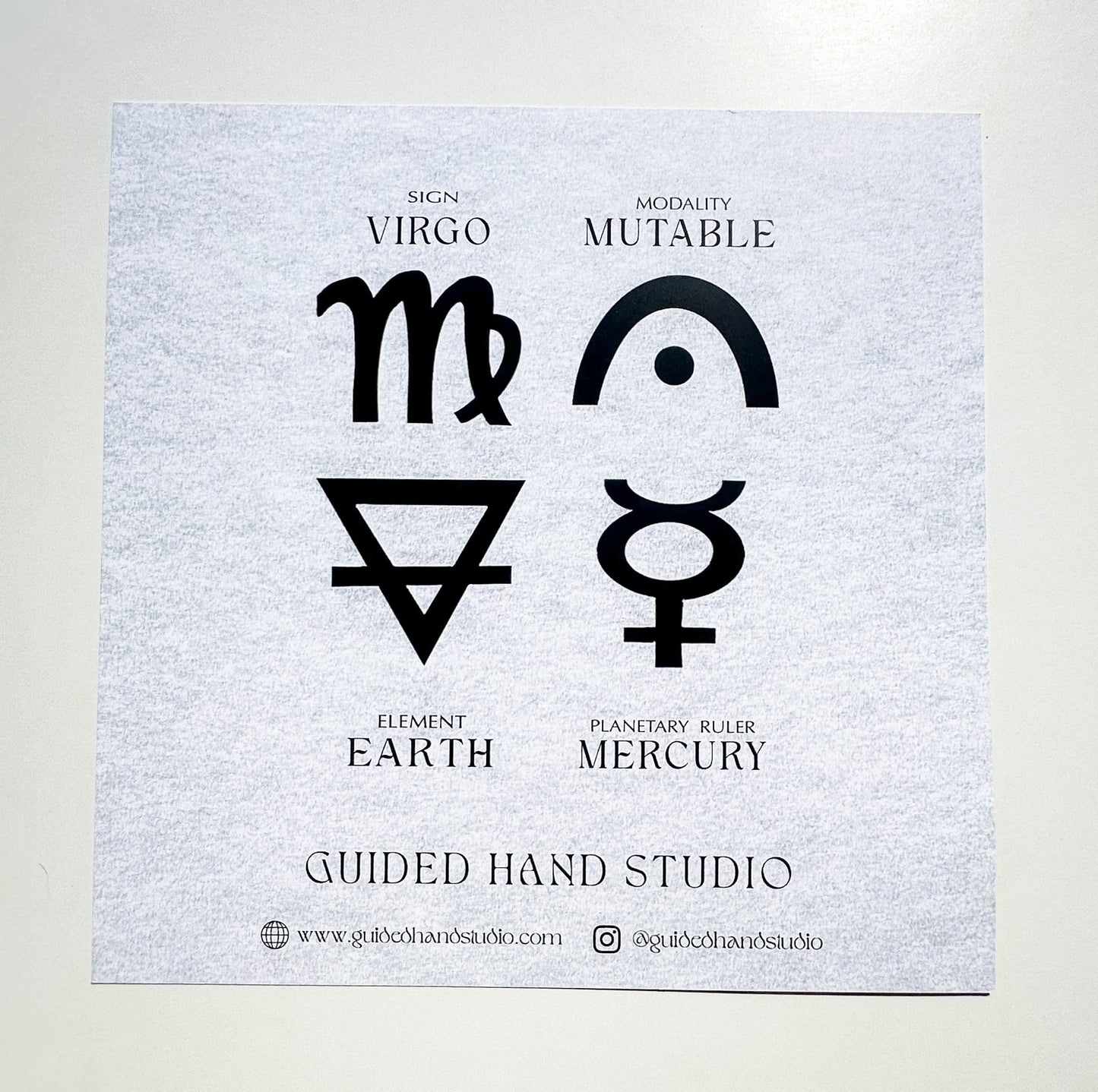 Zodiac Print- Virgo