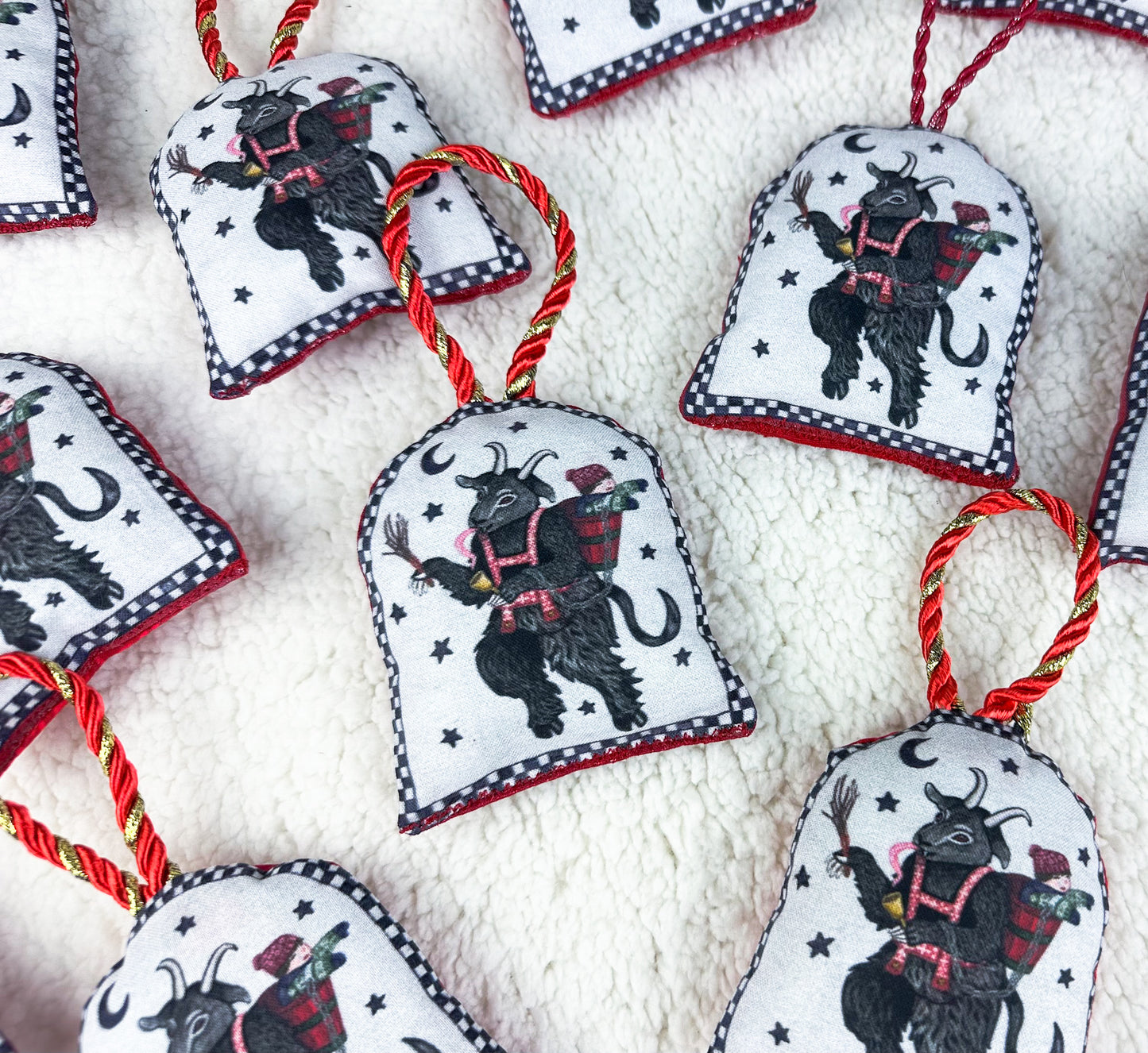 Hand-Sewn Krampus Ornament