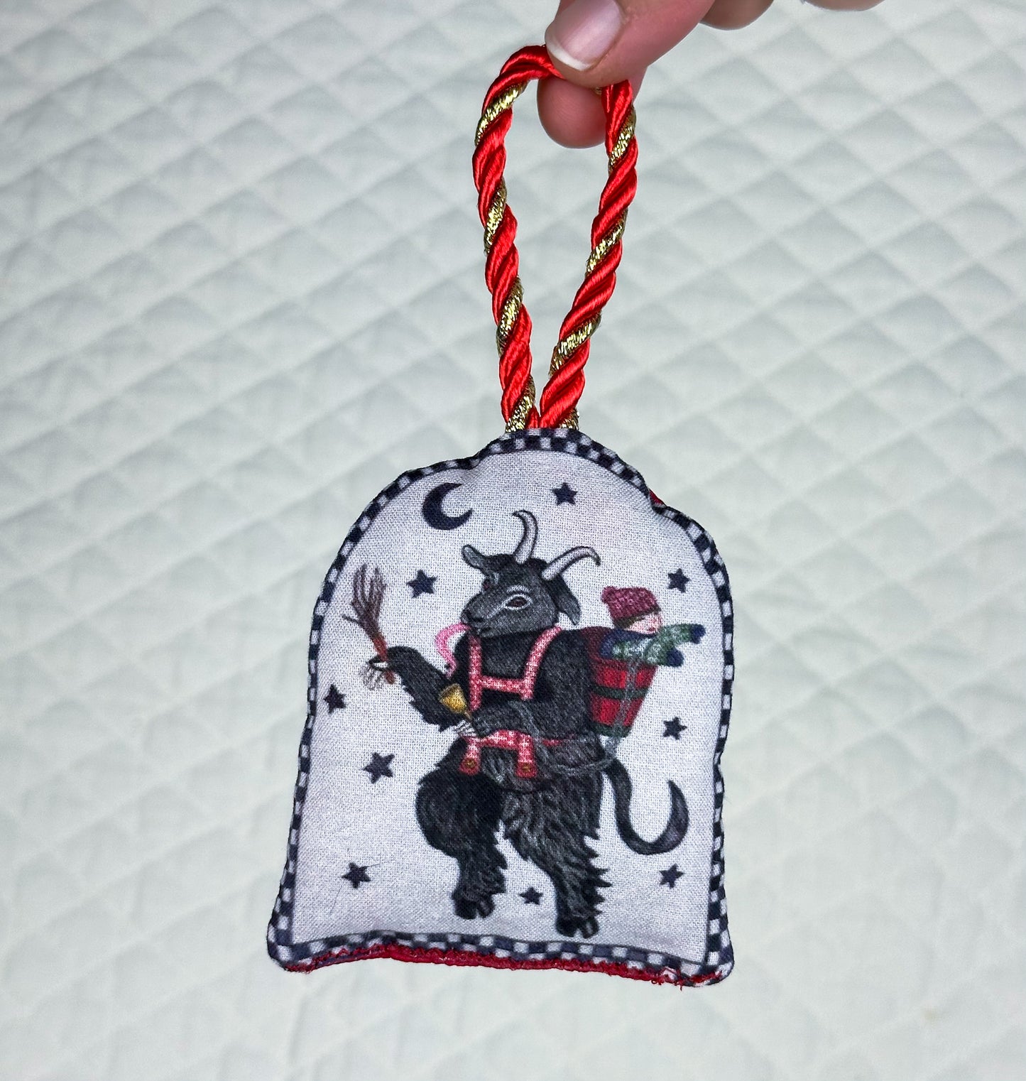 Hand-Sewn Krampus Ornament