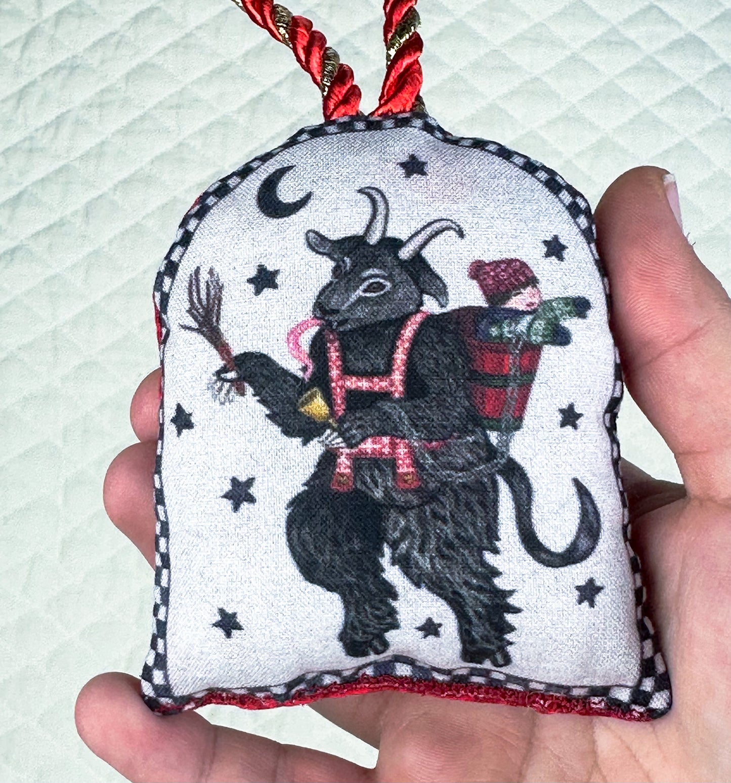 Hand-Sewn Krampus Ornament