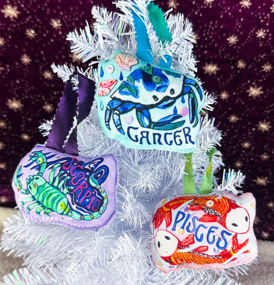 NEW Zodiac Ornaments:💧Water Signs 💧