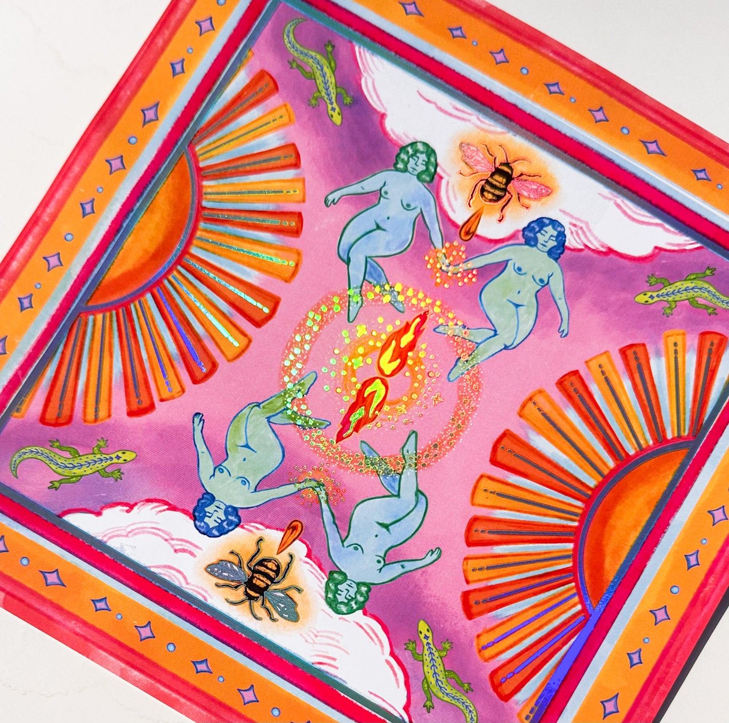 Summer Solstice Foil print