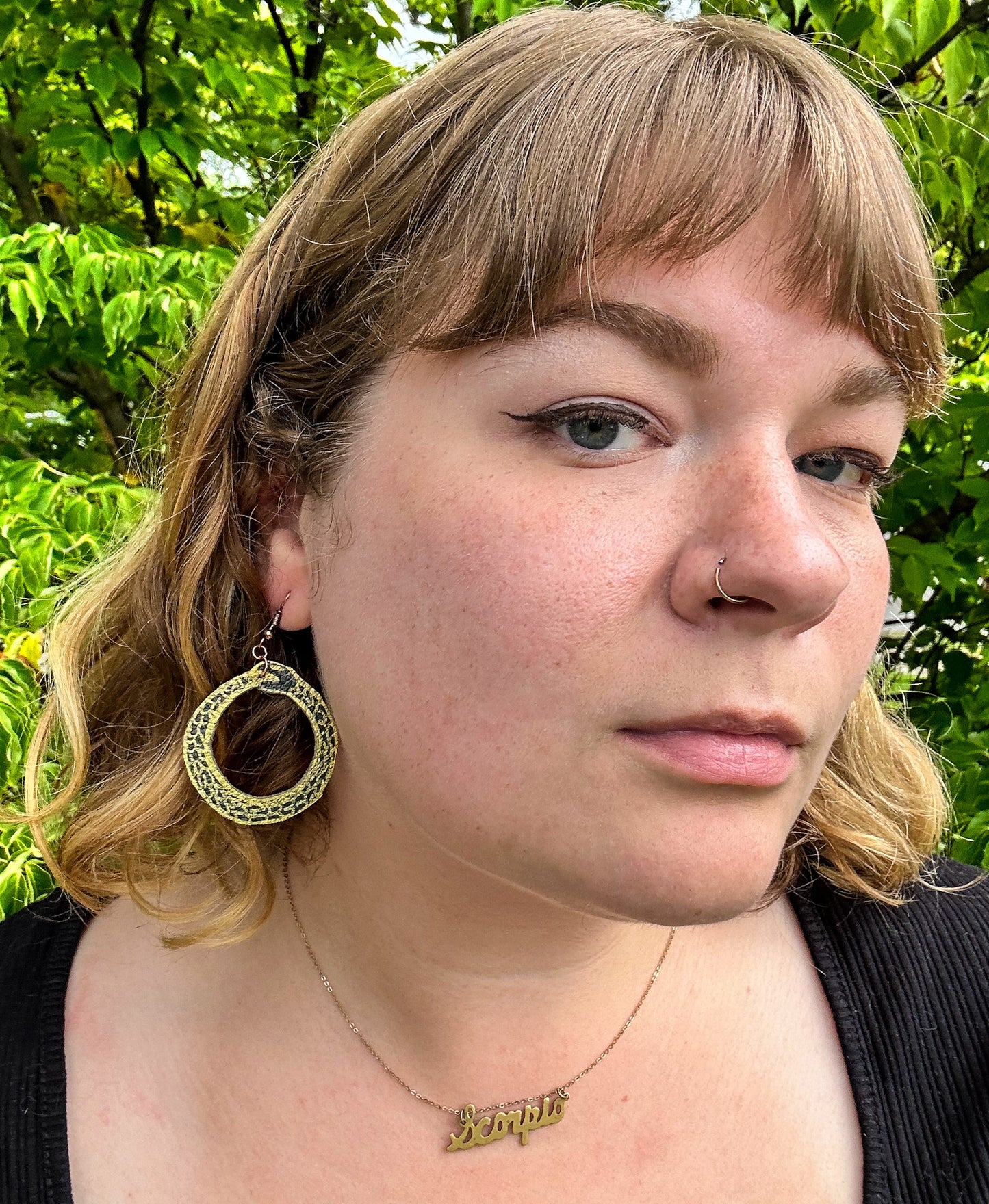 SALE- Ouroboros Dangle Earrings