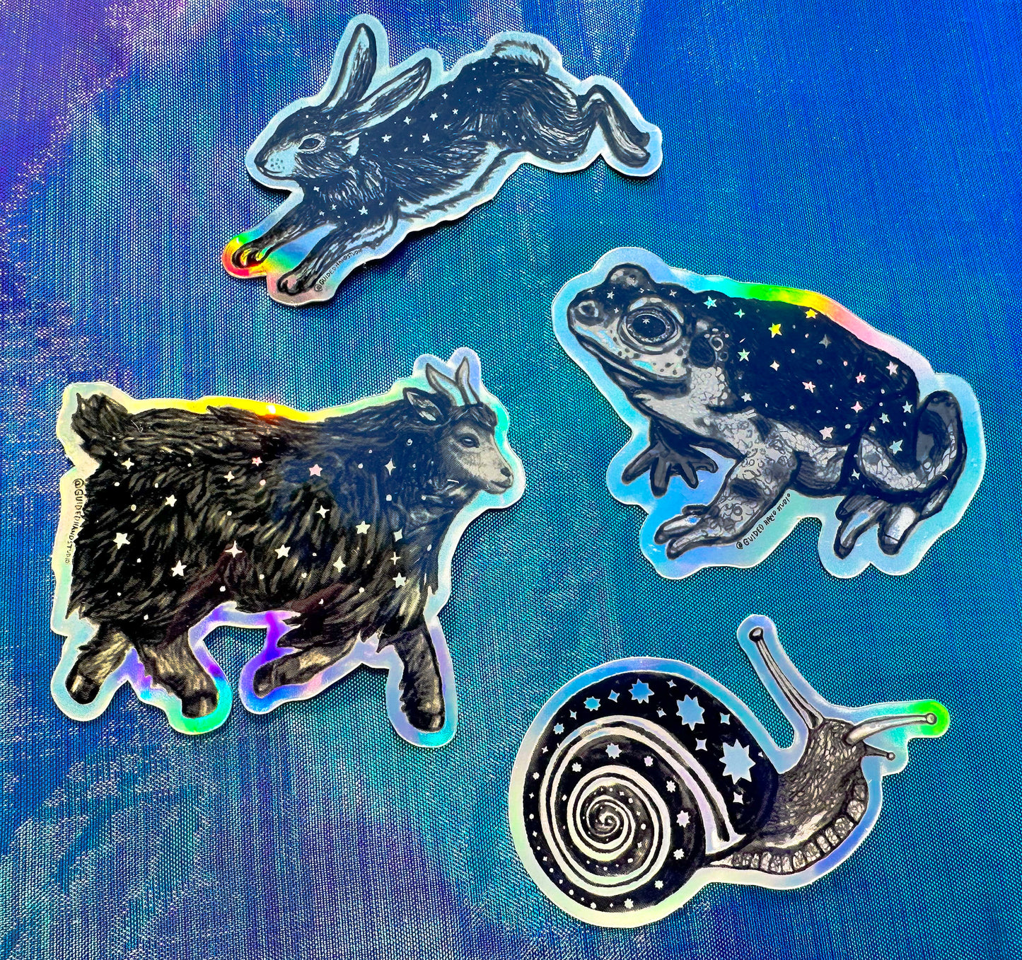 Holographic Toad Sticker