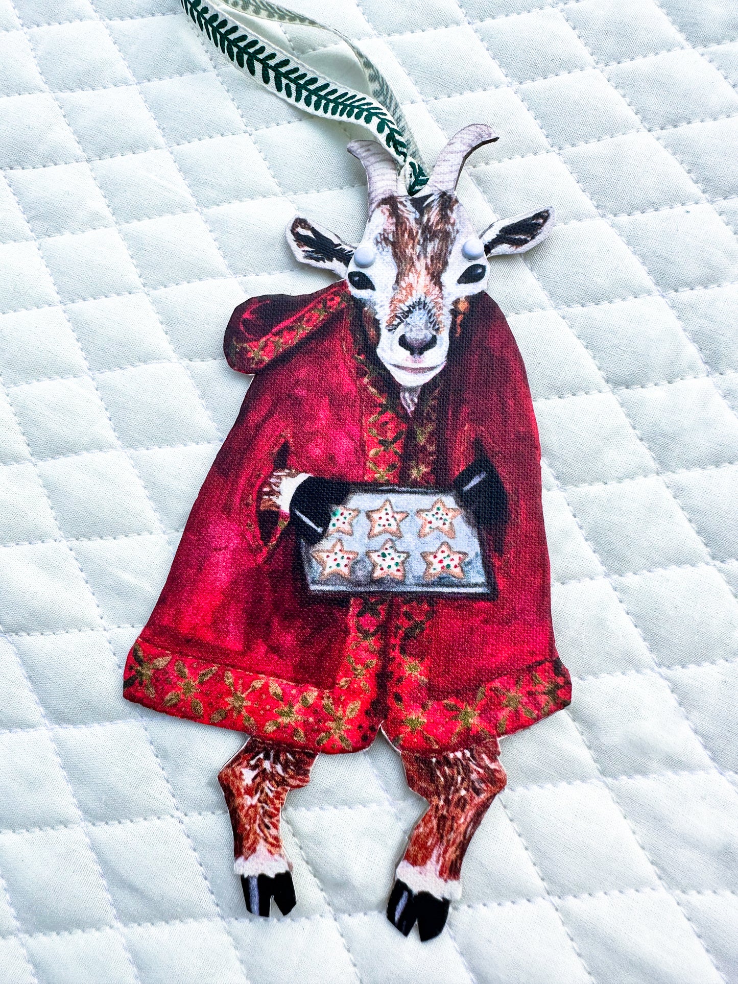 Christmas Cryptids Ornament- Popelick Goatman