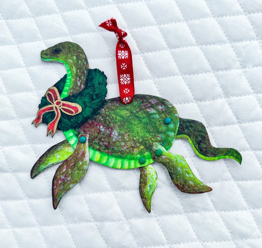 Christmas Cryptids Ornament- Nessie