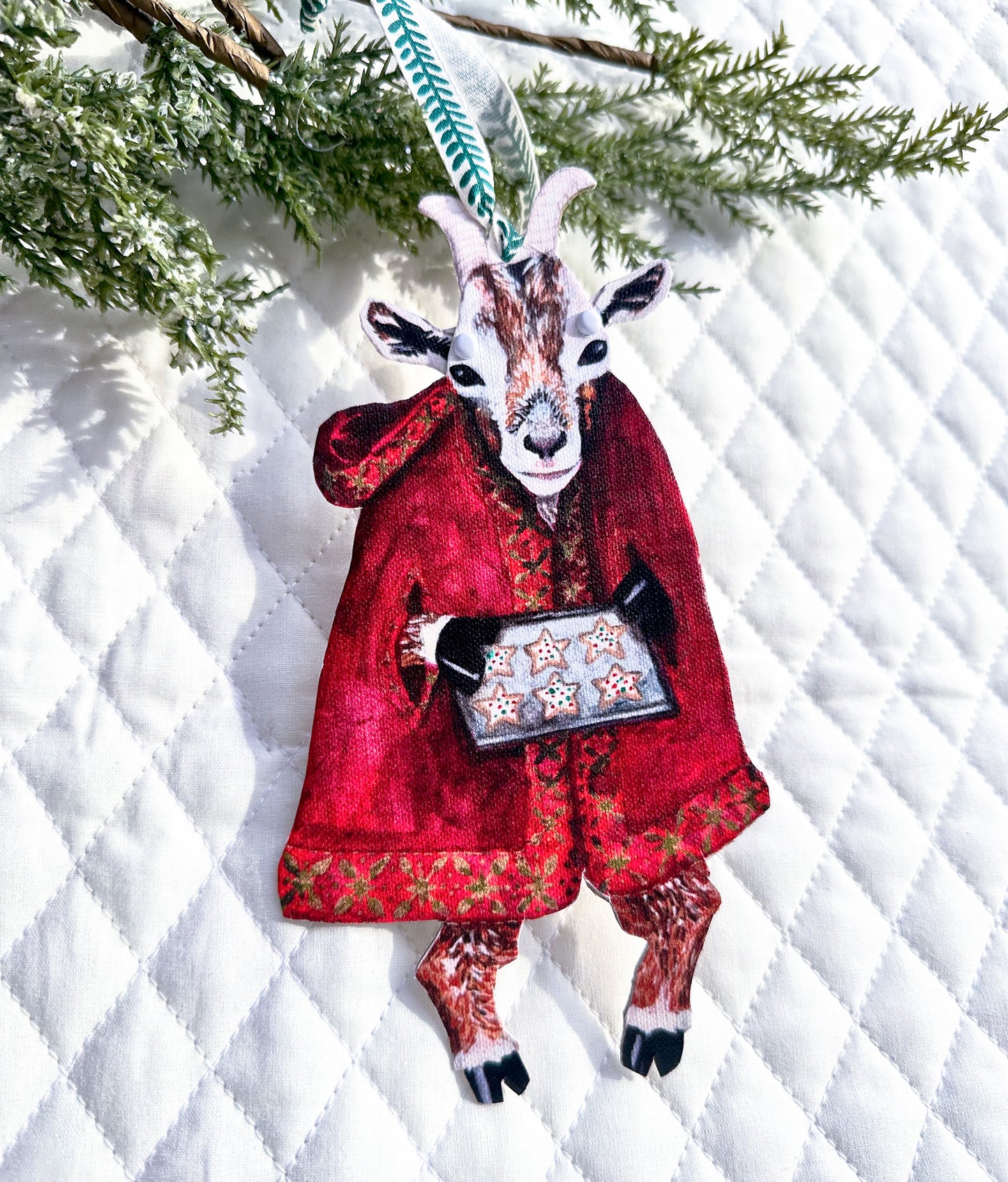Christmas Cryptids Ornament- Popelick Goatman