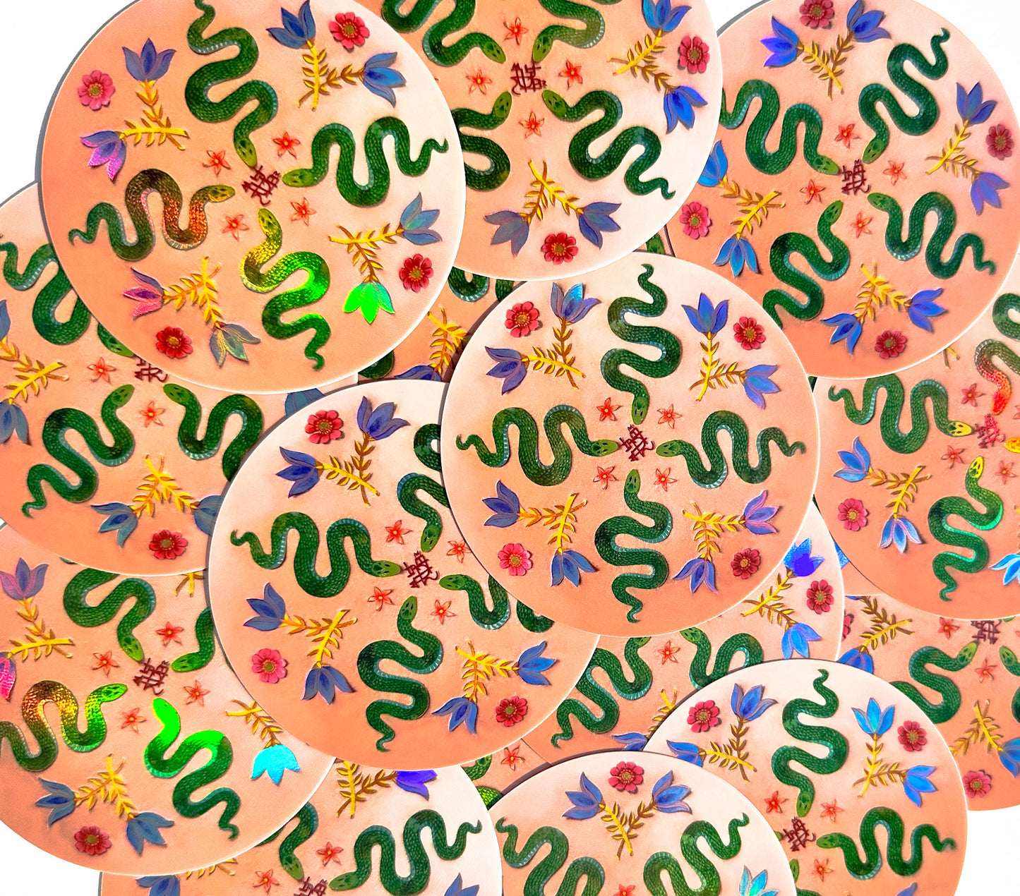 Holographic Pleasure Sigil Sticker