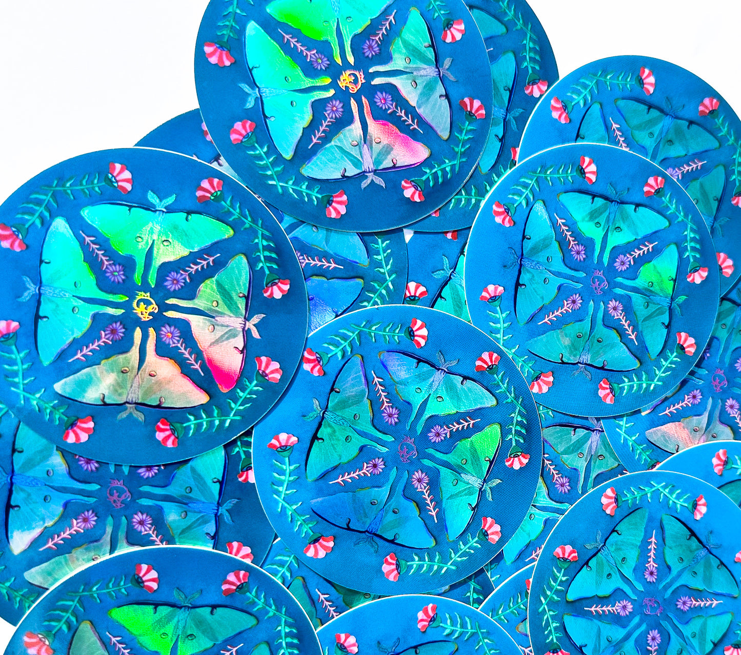 Holographic Transformation Sigil Sticker