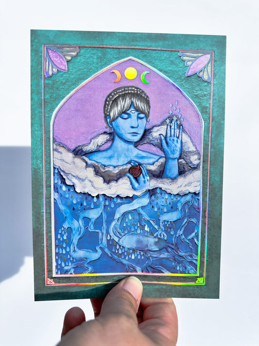 The High Priestess mini print