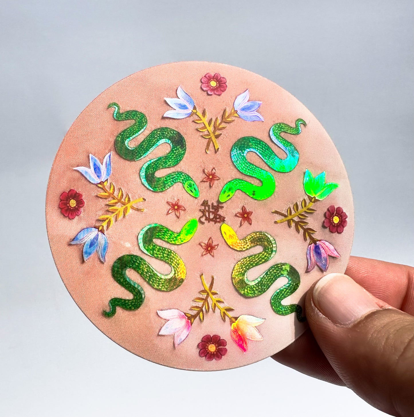 Holographic Pleasure Sigil Sticker