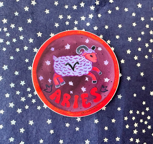 Zodiac Sticker- Aries