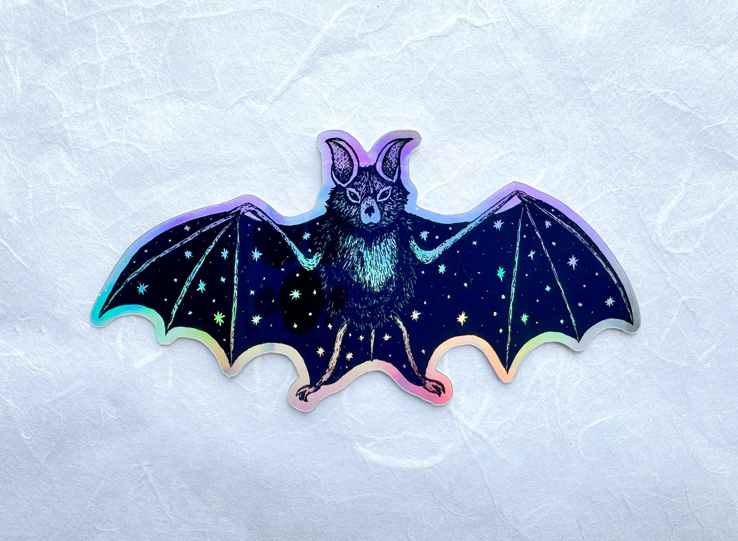 Holographic Bat Sticker
